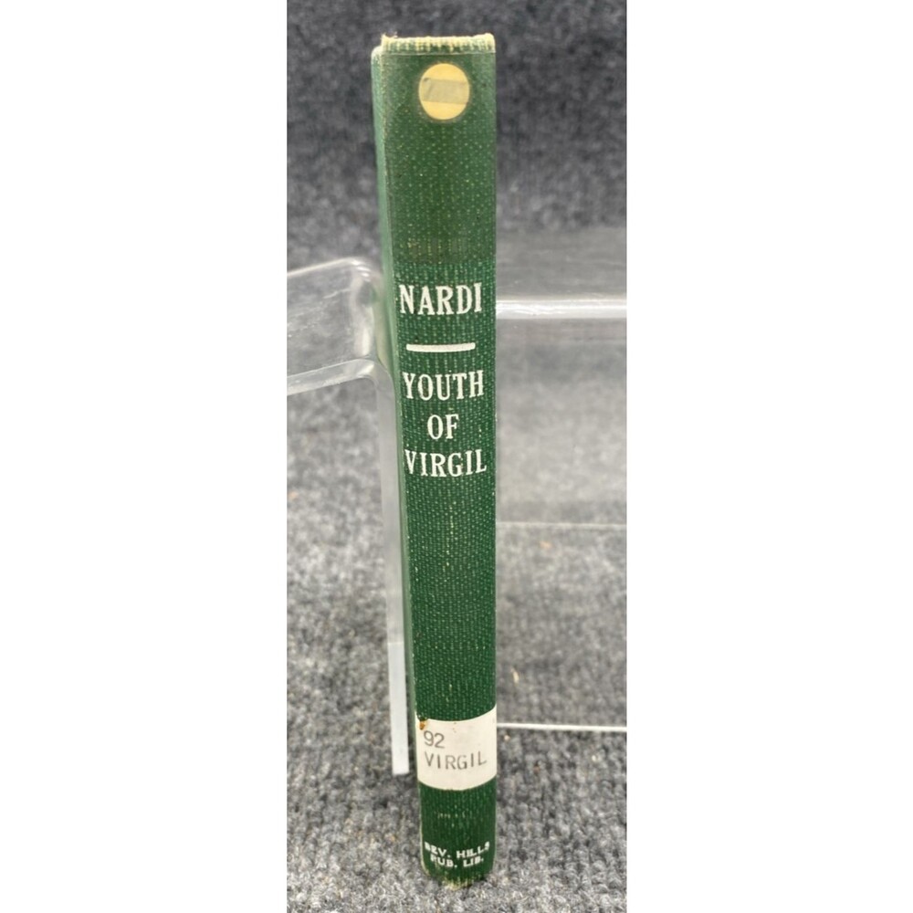 Youth of Virgil Bruno Nardi HC Oxford Press Withdrawn Library Copy Vintage